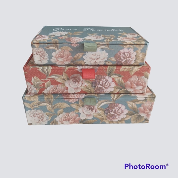 Ashland Office Nwt Set Of 3 Decorative Boxes By Ashland From